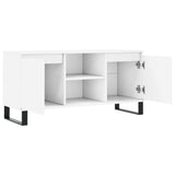 TV Cabinet White 104x35x50 cm Engineered Wood 827020