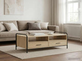 Coffee Table Sonoma Oak 99.5 x 49 x 46 cm Engineered Wood 8013615