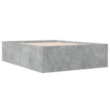 Bed Frame without Mattress Concrete Grey 135x190 cm Double 3280947