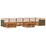 Outdoor Sofa Set 8 pcs Natural 3383647