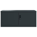 ZNTS File Cabinet Anthracite 90x40x40 cm Steel 339719