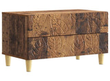 Bedside Table Old Wood 62 x 34.5 x 48 cm Engineered Wood 895013