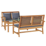 Garden Sofa Set Natural Solid teak wood 3356857