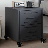Bedside Cabinet Anthracite 36x39x43.5 cm Steel 846630