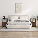 Bedside Cabinet 2 pcs Brown Oak 40 x 31 x 60 cm Engineered Wood 859449