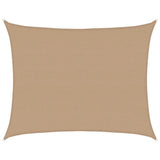 Sunshade Sail 160 g/m Taupe 6x8 m HDPE 311415