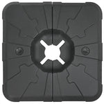 ZNTS 2-Piece Umbrella Base Set: 110kg Sand or 70kg Water 42006933