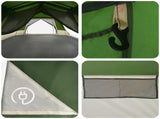 Instant Tent Green 10-Person 185T Polyester with PU Coating 42017487
