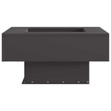 Fire Pit Black 60 x 60 x 30 cm Steel 858954