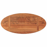 Table Top 80x40x3.8 cm Oval Solid Wood Acacia 370808
