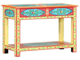 286159 Hand Painted Console Table 80x35x75 cm Solid Mango Wood