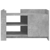 ZNTS Coffee Table Concrete Grey 80x50x50 cm Engineered Wood 848356