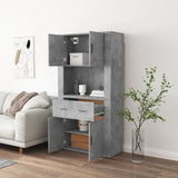 Highboard Concrete Grey Engineered Wood 3185371