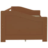 Day Bed Honey Brown Solid Pine wood 322171