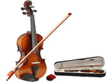 New 1/2 Acoustic Violin Case Bow Rosin Natural 64471048