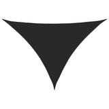 Sun Shade Sail Black 7x5x5 m 100% Polyester Oxford 4001157