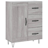 Highboard Grey Sonoma 69.5x34x180 cm Engineered Wood 3200039