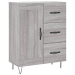 Highboard Grey Sonoma 69.5x34x180 cm Engineered Wood 3198695