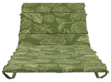 Sunlounger Cushion GEMERT 100% Polyester Leaf Design 948580