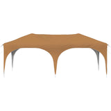 Pop-up Party Tent 575 x 288 x 245 cm Beige Oxford Fabric 42019881