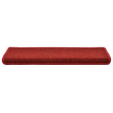 Stair Mats 30 pcs 65x21x4 cm Red Rectangular Edge 3365770
