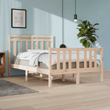 Bed Frame without Mattress 120x190 cm Small Double Solid Wood 3105350