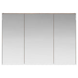 Bathroom Mirror Cabinet Smoked Oak 103.5 x 15.5 x 70 cm 889275