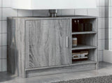 Sink Cabinet Grey Sonoma 63x29x55 cm Engineered Wood 848134