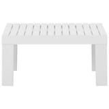 Garden Lounge Table Plastic White 315850