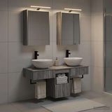 Bathroom Cabinet Set 5 pcs Grey Sonoma Engineered Wood 3406284
