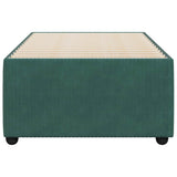 Bed Frame without Mattress Dark Green 80x200 cm Velvet 3284973