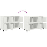 Sideboard White 100.5x39x72 cm Steel 846745