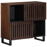 Sideboard Brown 80x34x75 cm Solid Wood Mango 377571