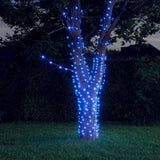 Solar Fairy Lights 5 pcs 5x200 LED Blue Indoor Outdoor 328953