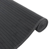 Rug Rectangular Black80x400 cm Bamboo 376918