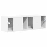 TV Wall Cabinet 98 x 31 x 29.5 cm White Engineered Wood 892229