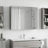 Bathroom Mirror Cabinet Grey Sonoma 60 x 14.5 x 50 cm 889076