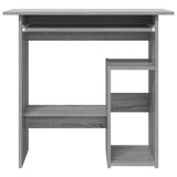 Desk Grey Sonoma 80x45x74 cm Engineered Wood 815478