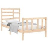 Bed Frame without Mattress Solid Wood 75x190 cm Small Single 3105885