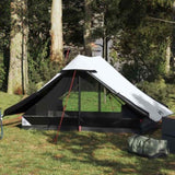 Camping Tent 2-Person White Blackout Fabric Waterproof 4009437