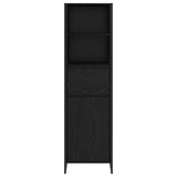 Book Cabinet Black Oak 43 x 36 x 150.5 cm Engineered Wood 886624