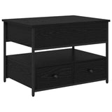 Coffee Table Black Oak 70 x 50 x 54.5 cm Engineered Wood 883050