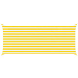 Sun Shade Sail Yellow and White 6 x 2.5 m 100% Polyester Oxford 42031069