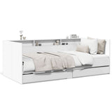 Daybed White Engineered wood 100x200 cm 3280839