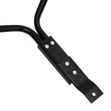 Garden Lawn Roller Pull with Aerator Clamps Black 63 L Iron 3308005