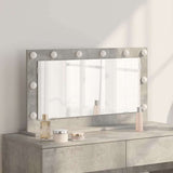 Vanity Mirror Rectangular Concrete Grey 80 x 45 x 18 cm 868320