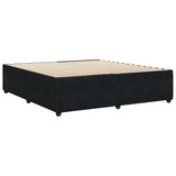 Bed Frame without Mattress Black Super King Velvet 3285047
