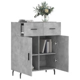 Sideboard Concrete Grey 69.5x34x90 cm Engineered Wood 828000