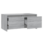 Coffee Table Grey Sonoma 90x50x41.5 cm Engineered Wood 813030
