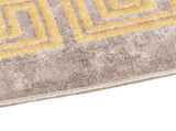 Rug Runner MARSA Grey 80 x 400 cm Polyester and PVC 42023356